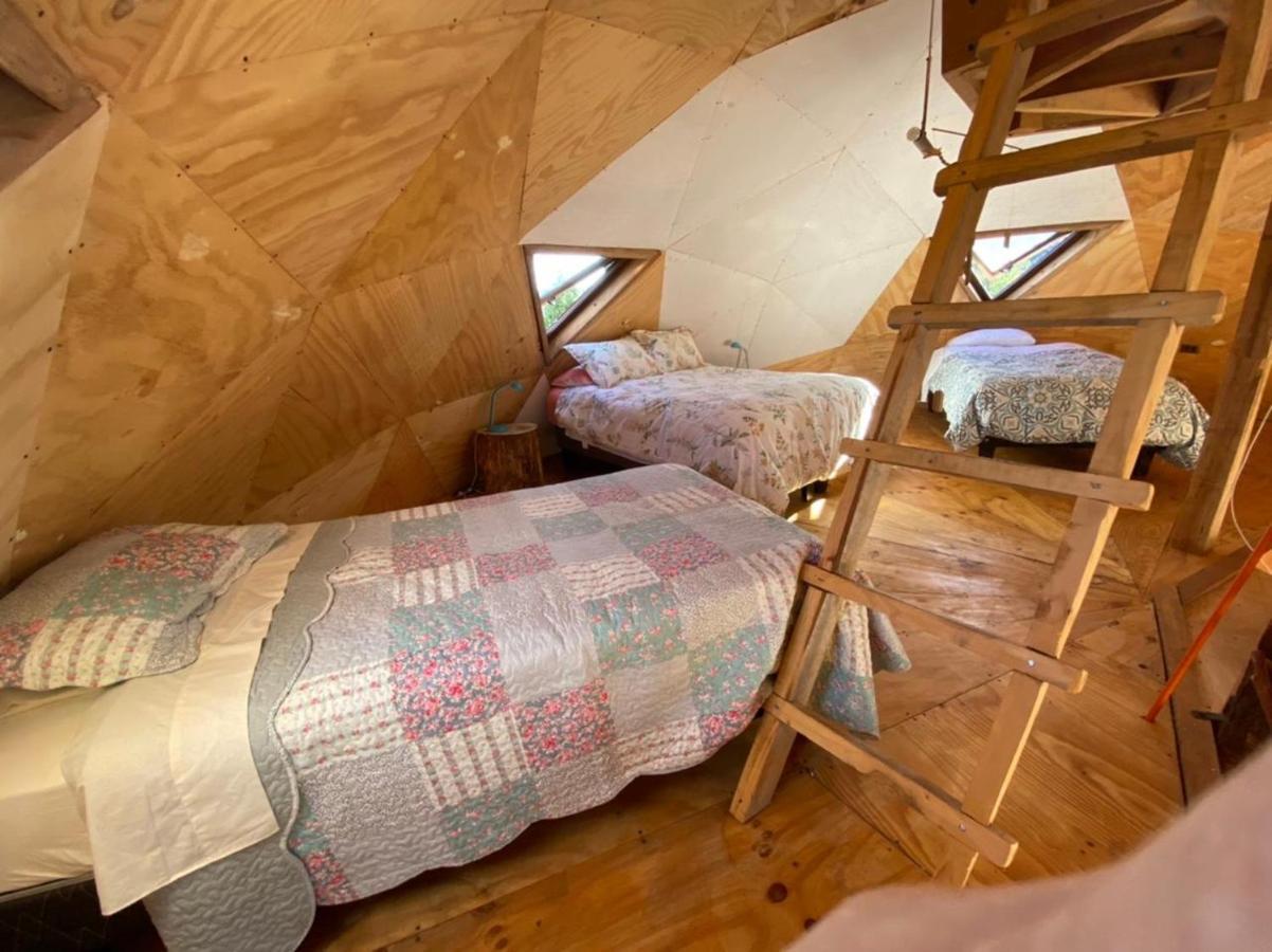 Domo Conguillio Conecta Con Tu Energia Sagrada Junto Al Salto Truful Truful Con Una Vista Majestuosa Que Podras Disfrutar En Una Tinaja Una Experiencia Que Alineara Tu Espiritu Y Tu Energia Interior Vivelo Melipeuco Bagian luar foto