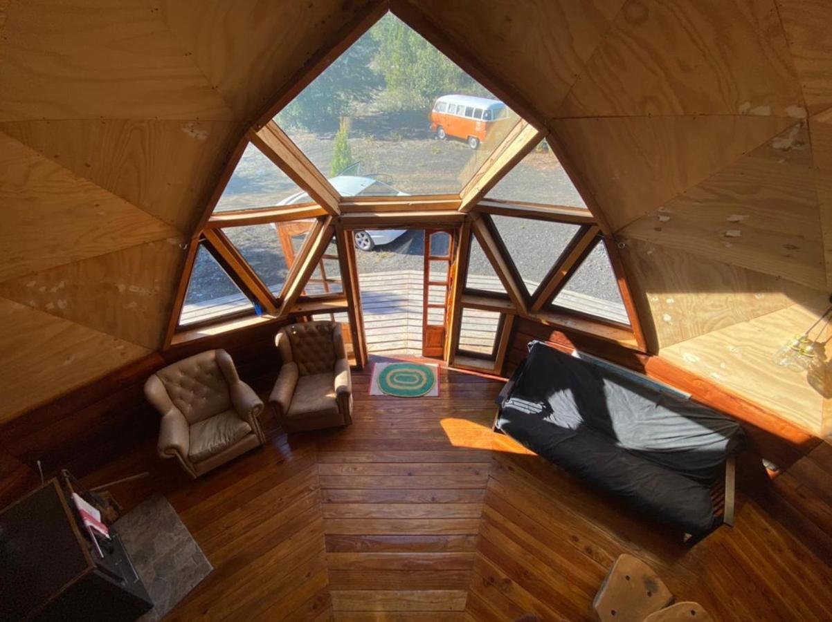 Domo Conguillio Conecta Con Tu Energia Sagrada Junto Al Salto Truful Truful Con Una Vista Majestuosa Que Podras Disfrutar En Una Tinaja Una Experiencia Que Alineara Tu Espiritu Y Tu Energia Interior Vivelo Melipeuco Bagian luar foto