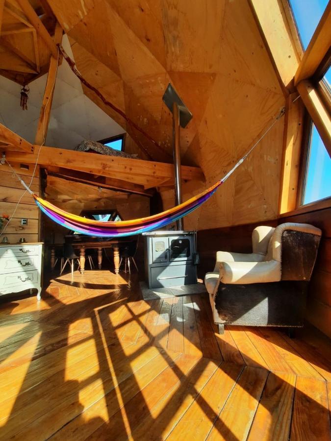 Domo Conguillio Conecta Con Tu Energia Sagrada Junto Al Salto Truful Truful Con Una Vista Majestuosa Que Podras Disfrutar En Una Tinaja Una Experiencia Que Alineara Tu Espiritu Y Tu Energia Interior Vivelo Melipeuco Bagian luar foto
