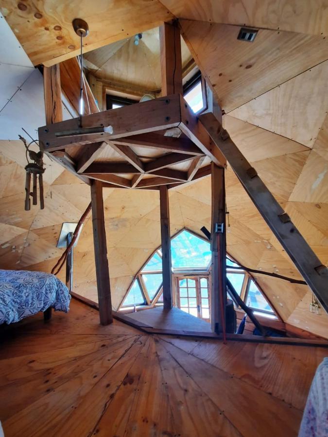 Domo Conguillio Conecta Con Tu Energia Sagrada Junto Al Salto Truful Truful Con Una Vista Majestuosa Que Podras Disfrutar En Una Tinaja Una Experiencia Que Alineara Tu Espiritu Y Tu Energia Interior Vivelo Melipeuco Bagian luar foto